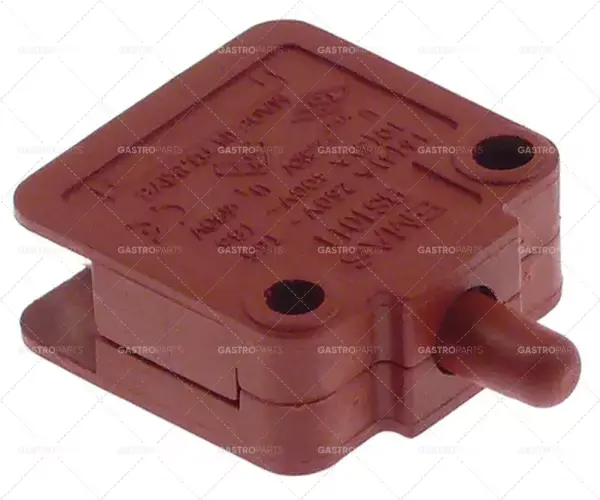 Ověřený mikrospínač s pístem 250V 16A 1NC připojení vnější faston 6,3mm