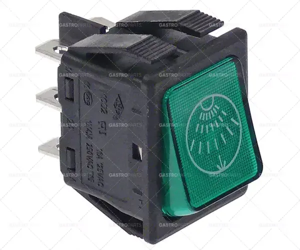 Must-Have momentový spínač montážní rozměr 30x22mm 250V 16A