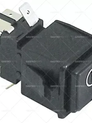 Nízká Cena tlačítkový spínač, montážní rozměry 28,5x28,5mm zelená/červená 2CO 250V 16A hlavní vypínač
