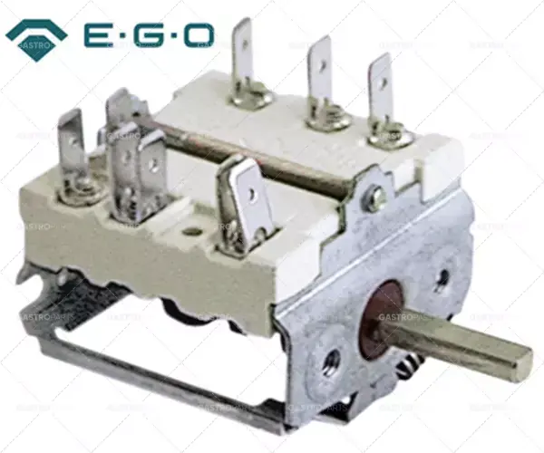 Vačkové spínače 5 Spínač polohách 2 zap / 1K spínací sekvence 0-1-2-3-4 16A osy o 6x4,6mm Vrácení Zdarma