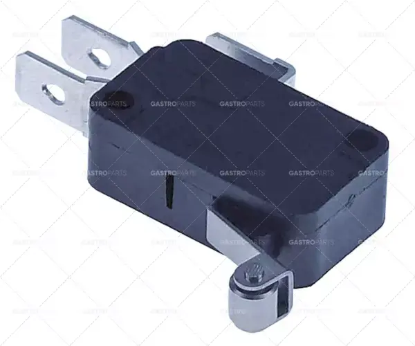 Oblíbený Mikrospínač 6,3 mm s páka s kladkou 250V 16A 1CO Připojovací jazýčky L 23mm 19mm L1