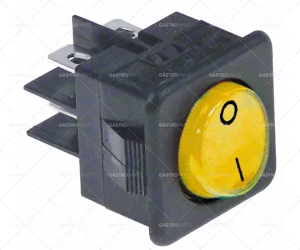kolébkový spínač montážní rozměr 25,5x25mm 250V 16A Akční Nabídka