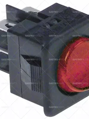 kolébkový spínač montážní rozměry 27,8x25mm červený 2CO 250V 16A osvětlený Kup Teď