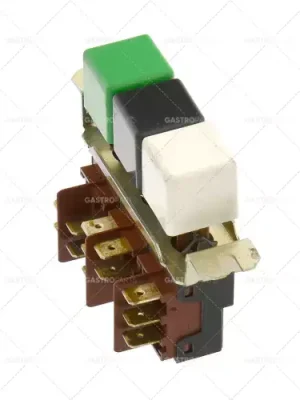 Akční Nabídka Přepínač kombinace 3-násobný bílá / černá / zelená 240V přípojka 16A plochý konektor 6,3 mm