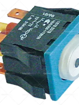 tlačítkový spínač, montážní rozměry 30x22mm bílý 2NO/světelný indikátor 250V 16A osvětlený Nakupujte Hned