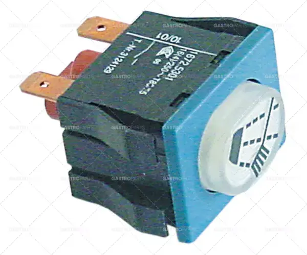 momentové tlačítko, montážní rozměr 30x22mm 250V 16A Výprodej