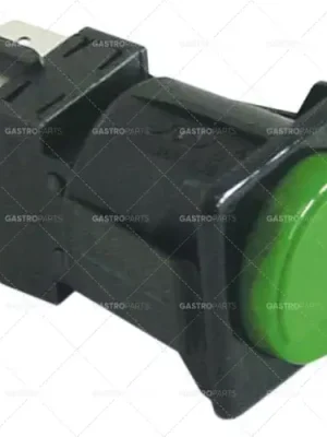 momentový spínač montážní rozměry 28,5x28,5mm zelený 2NO 250V Nová Kolekce