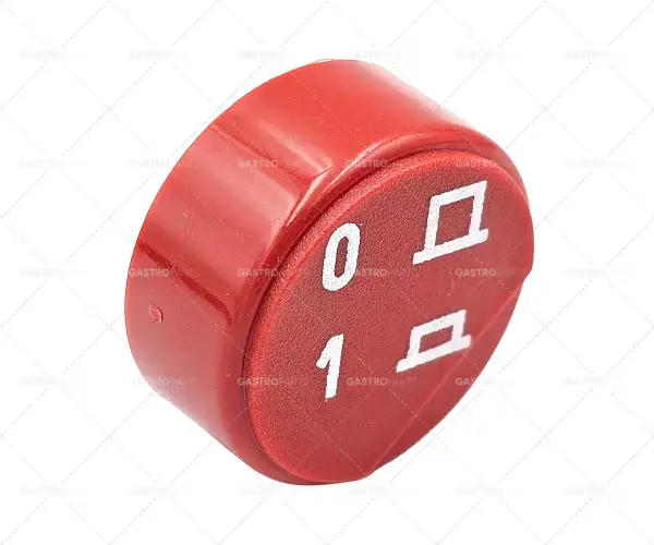 Tlačítko o 23 mm červeno-OFF Pouze Dnes