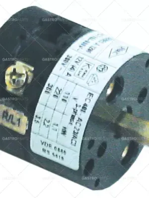otočný spínač vačka 2 polohy 0-1 1pólový typ ca0120001 380V 12A 5x5mm Poslední Šance