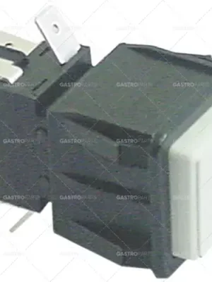 Hit Sezóny rozměry tlačítka 28,5x28,5mm 250V 16A 2co připojené pánské 6,3mm čtvercové bílé