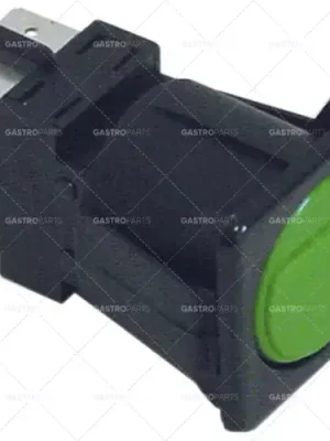 Dokud Zásoby Vydrží Tlačítkový Dimension 28,5x28,5mm zelená 2NO 250V 16A Připojení plochá zástrčka 6,3 mm