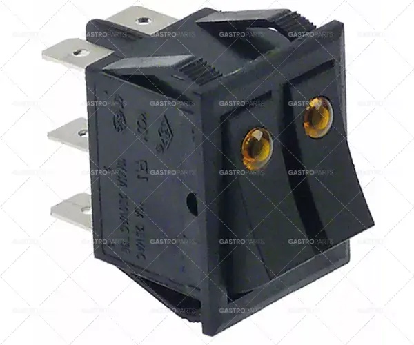 Jen Po Omezenou Doba Kolébkový rozměr 30x22mm svítí oranžová / oranžová 1Z / 1Z / lampy 250V 16A