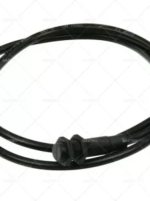 Magnetický spínač závit M10x0,75 1NO 250V 0,5A P max. 50W Propojovací kabel Délka kabelu 2000mm Časově Omezené