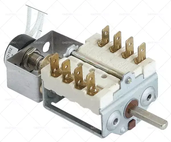 vačkový spínač 2 polohy pořadí 0-1 16A 4no 6x4,6mm montážní délka 23mm Pouze Dnes