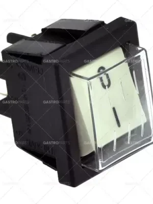 Kolébkový rozměr 30x22mm bílá 2NO 250V 16A osvětlené 0-I konektor 6,3mm jazýčky Objednat Nyní