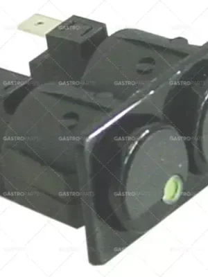 sada tlačítek montážní rozměr 28,5x52,6mm 250V 16A 1no samec podlaha 6,3mm kulatý černý Výhodná Nabídka