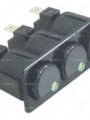 Aktuální sada tlačítek montážní rozměr 28,5x77,5mm 250V 16A 1no samec 6,3mm kulatý černý