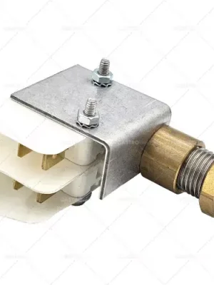 Mikrospínač s push pin závitem M12 závit L 14mm 250V 12A 2CO Výhodná Nabídka