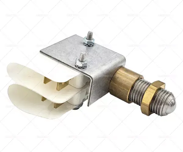 Mikrospínač s push pin závitem M12 závit L 14mm 250V 12A 2CO Výhodná Nabídka