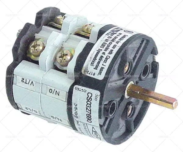 Časově Omezené Nahrazeno 348 053 / rotačních polohách 2 0-1 sady kontaktů 4 Typ CS0327690 600V 32A osy o 5x5mm
