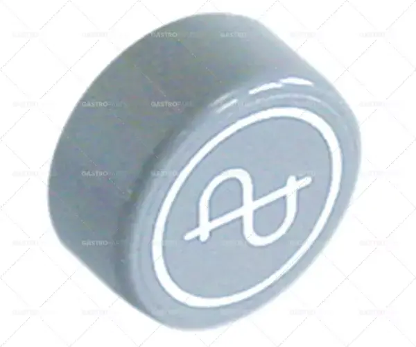 Expresní Doručení momentové tlačítko hřib montážní průměr 23 mm symbol sinus šedá