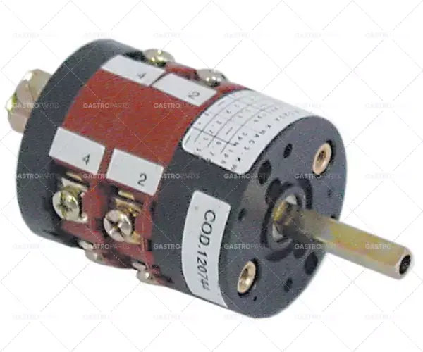 otočný spínač 3 0-1-2 sady kontaktů 4 typ CS0168505 400V 16A hřídel ø 5x5mm hřídel D 23mm Sleva