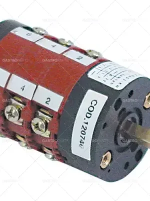 Tovární Cena otočný spínač 4 1-0-2-3 sady kontaktů 6 typ CS0168341 400V 16A hřídel ø 5x5mm hřídel L 23mm