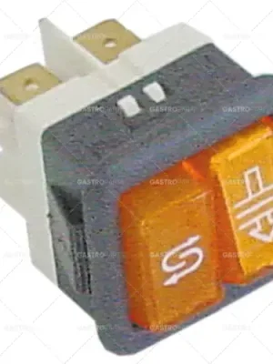 momentový kolébkový spínač montážní rozměr 27,8x25mm 230V 16A Novinka