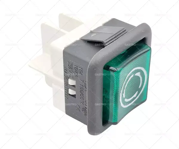 Signální světlo rozměr 27,8x25mm zelená 230 Připojení Plochý konektor 6,3 mm Temp.Best. 125 ° C Vysoce Kvalitní