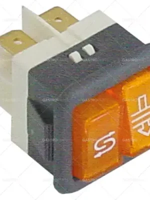 Cenová Bomba momentový kolébkový spínač montážní rozměr 27,8x25mm 230V 16A