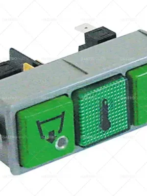 kombinace spínačů s momentovým ovládáním montážní rozměry 28,5x77,5mm zelená Novinka