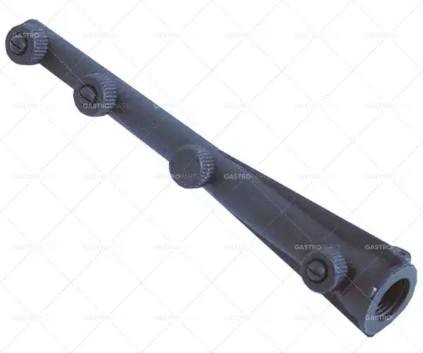 Pouze Dnes Nachspülarm L 220 mm tryska 3 1/2 "EP pravý šedý