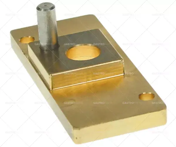 příruba pro dveřní kliku mosaz D 95 mm Š 40 mm V 15 mm otvor ø 14 mm Originální