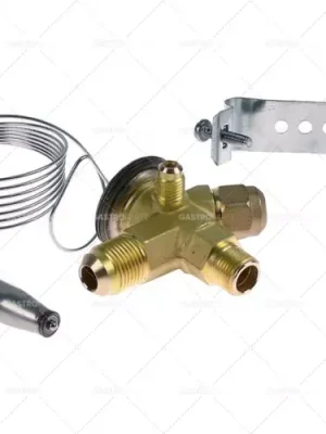 Levný expanzní ventil danfoss typ tex2 r22 r407c v. 3/8" sae výstup 3/8" sae