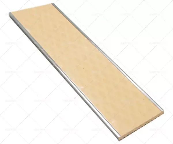 Levný šamotová cihla d 645 mm š 160 mm v 15 mm montážní pozice boční část vzadu