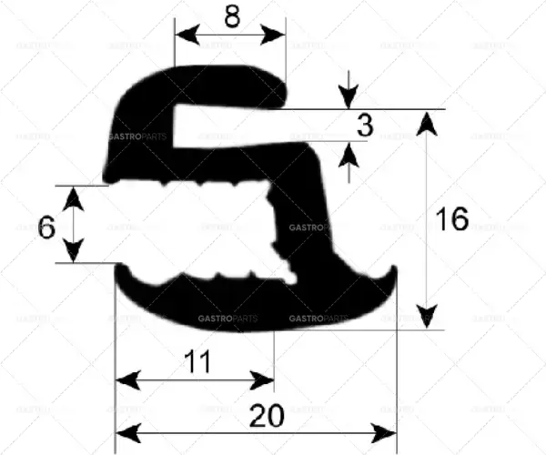 profil těsnění trouby 1875 obvod 2000mm 1 ks Časově Omezené