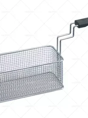 Autentický fritovací koš d1 290 mm š1 135 mm v1 120 mm d2 490 mm v2 175 mm h3 220 mm chromovaná ocel