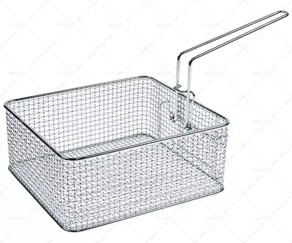 koš fritézy L1 245mm š1 220mm H1 95mm chromovaná ocelová výklopná rukojeť Finální Výprodej