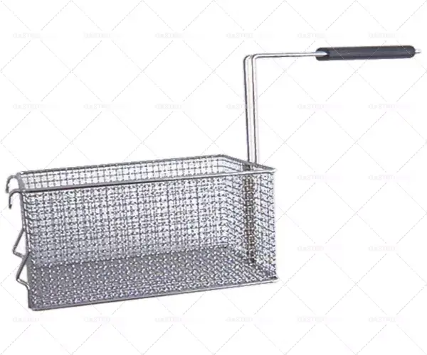 fritovací koš d1 265 mm š1 180 mm v1 120 mm d2 480 mm v2 215 mm chromovaná ocel Originální