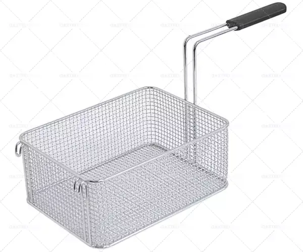 fritovací koš L1 290mm Š1 215mm H1 120mm L2 410mm H3 240mm chromovaná ocel Sleva