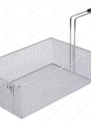 fritovací koš d1 370mm š1 240mm v1 120mm d2 230mm v2 232mm h3 232mm chromovaná ocel Expresní Doručení