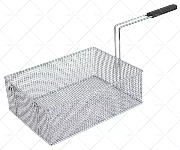 Značkový fritovací koš L1 365mm Š1 265mm H1 120mm chromovaná ocel