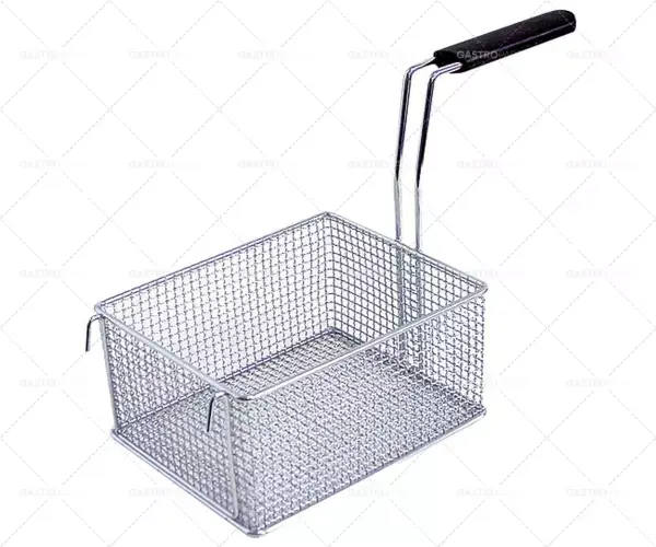 fritovací koš d1 225mm š1 180mm v1 110mm d2 395mm v3 250mm chromovaná ocel Originální