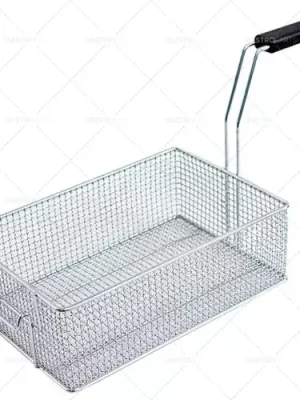 Přímo Od Výrobce fritovací koš L1 300mm Š1 200mm H1 100mm L2 375mm H2 162mm H3 240mm chromovaná ocel