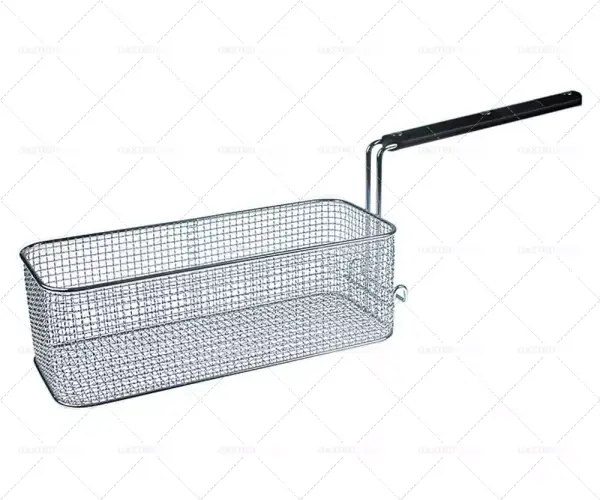 Fritteusenkorb L1 370 mm 150 mm B1 H1 120mm ocelové chromované Nová Kolekce