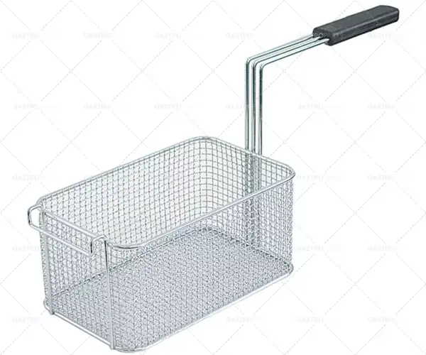 Fritteusenkorb L1 255 mm 155 mm B1 H1 120mm ocelové chromované Finální Výprodej