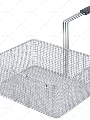 Akční Cena fritovací koš d1 255 mm š1 320 mm v1 120 mm d2 510 mm v2 220 mm chromovaná ocel