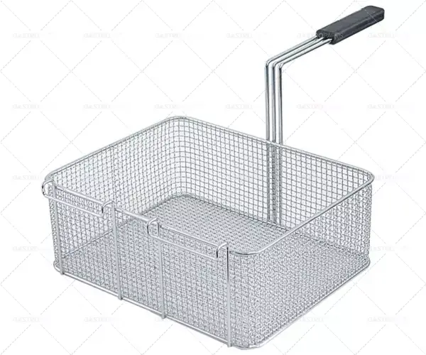Akční Cena fritovací koš d1 255 mm š1 320 mm v1 120 mm d2 510 mm v2 220 mm chromovaná ocel