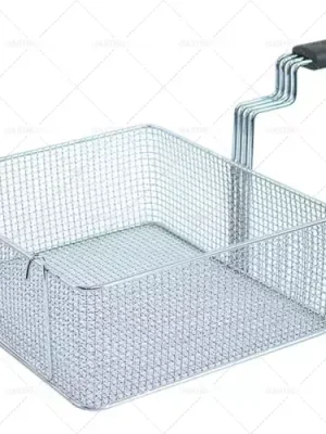Novinka fritovací koš d1 290 mm š1 330 mm v1 120 mm d2 507 mm v2 175 mm h3 220 mm chromovaná ocel