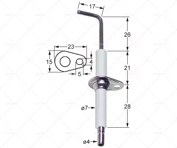 průměr zapalovací svíčky. 1 průměr připojení 7 mm délka 4 mm 1 Pouze Dnes